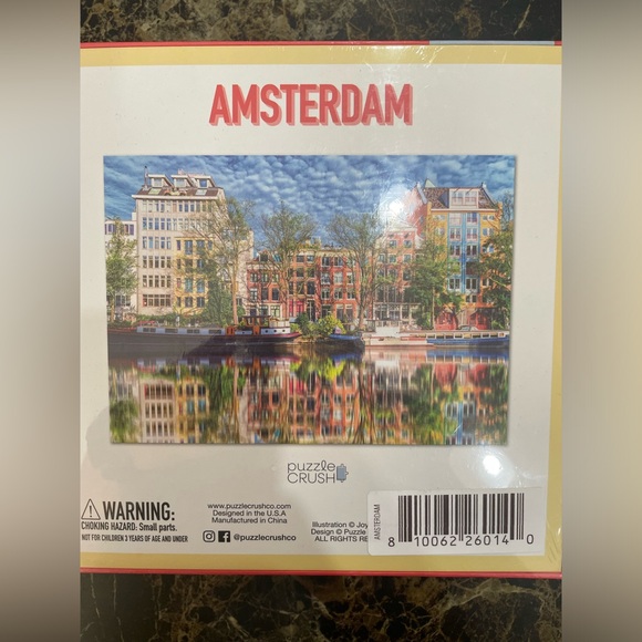 Amsterdam 1000 Piece Puzzle - Picture 2 of 2
